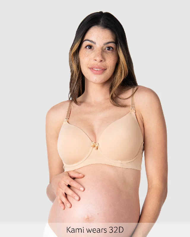 Forever Yours T-Shirt Nursing Bra - Latte