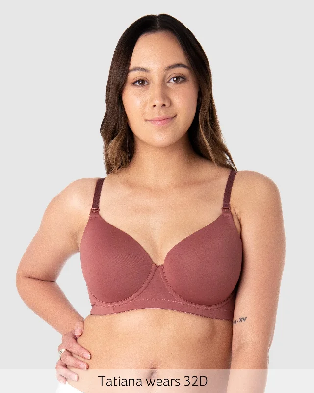 Forever Yours T-Shirt Nursing Bra - Spice