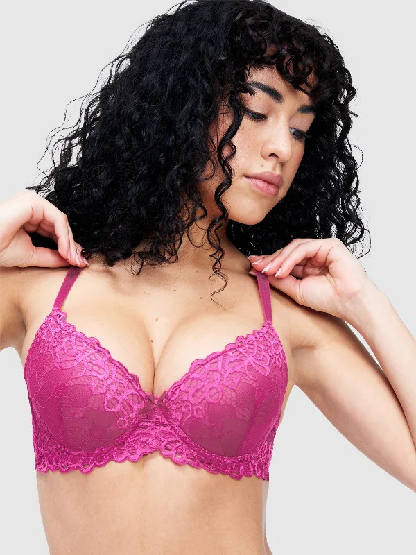 Amanda Lace Push Up Balconette Bra