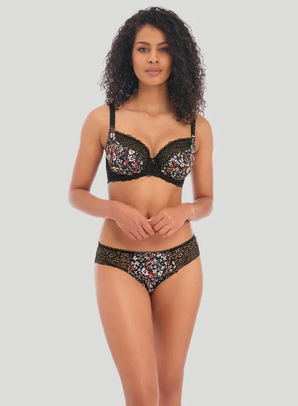 Freya: Boho Vibes Underwired Plunge Bra Black