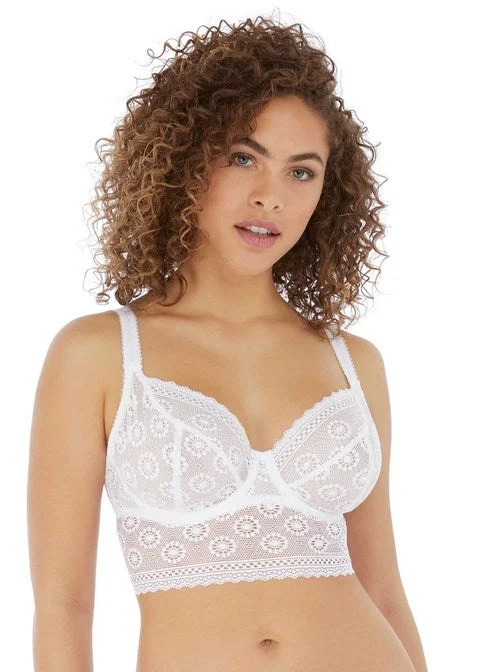 Freya Love Note Underwire Bralette, White