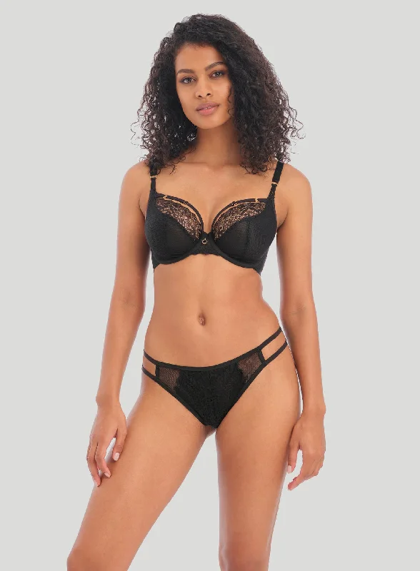 Freya: Temptress Underwired Plunge Bra Black