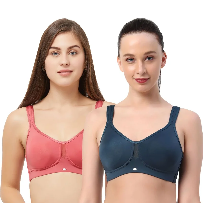 Full Coverage Minimiser Non Padded Non Wired Bra- Combo CB-328