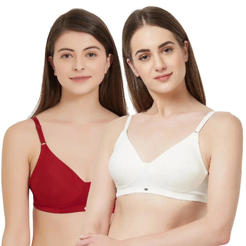 Full Coverage Seamless Cup Non-Wired Bra (PACK OF 2) CB-330