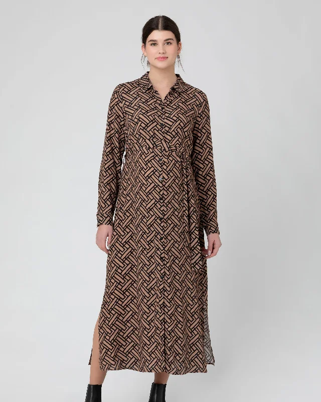 Gia Maxi Shirt Dress