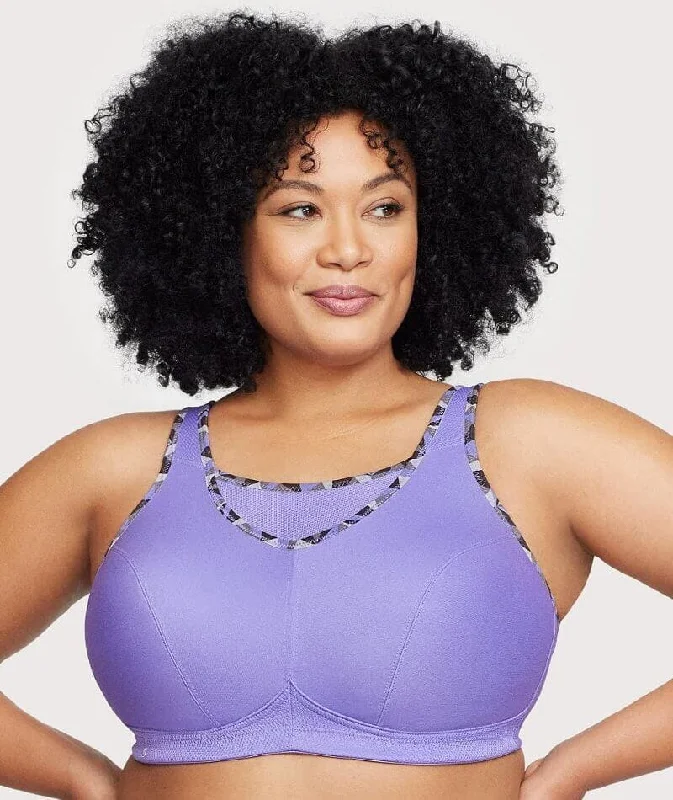 Glamorise No-Bounce Camisole Wire-Free Sports Bra - Purple