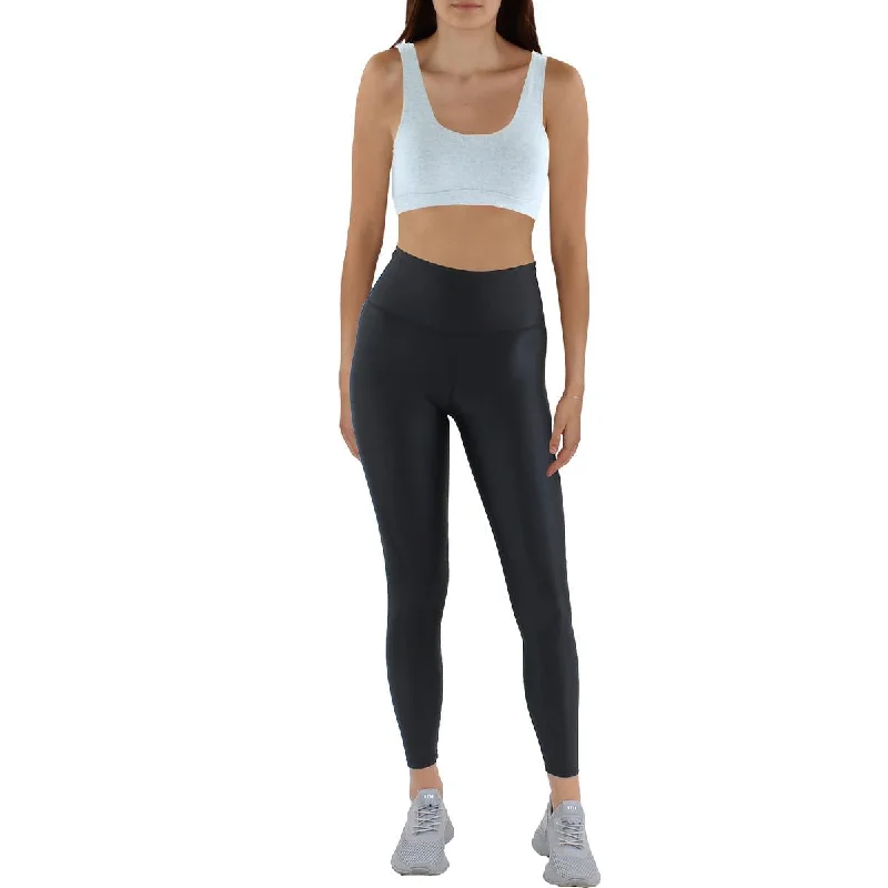 Good American Womens Heathered Fitness Sports Bra