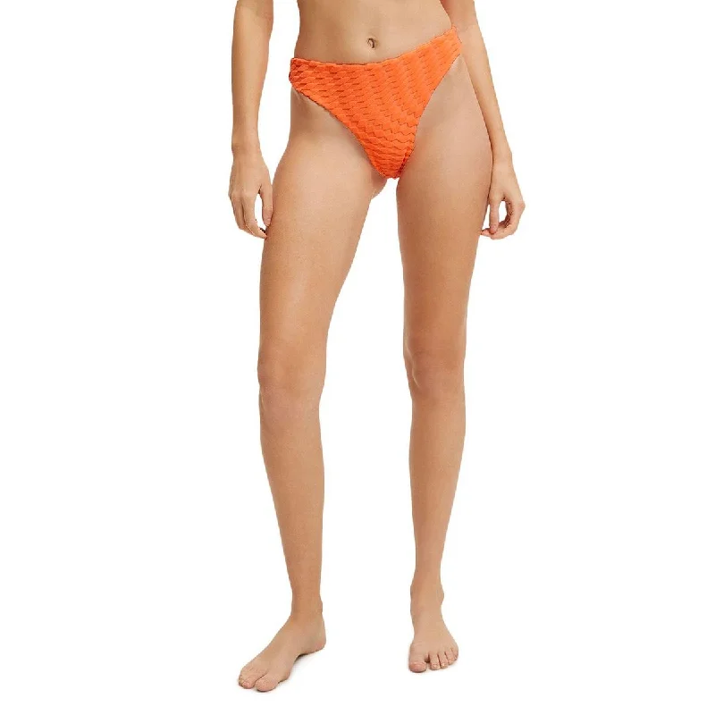 Good American Womens Terry Cloth Bikini Swim Bottom Separates