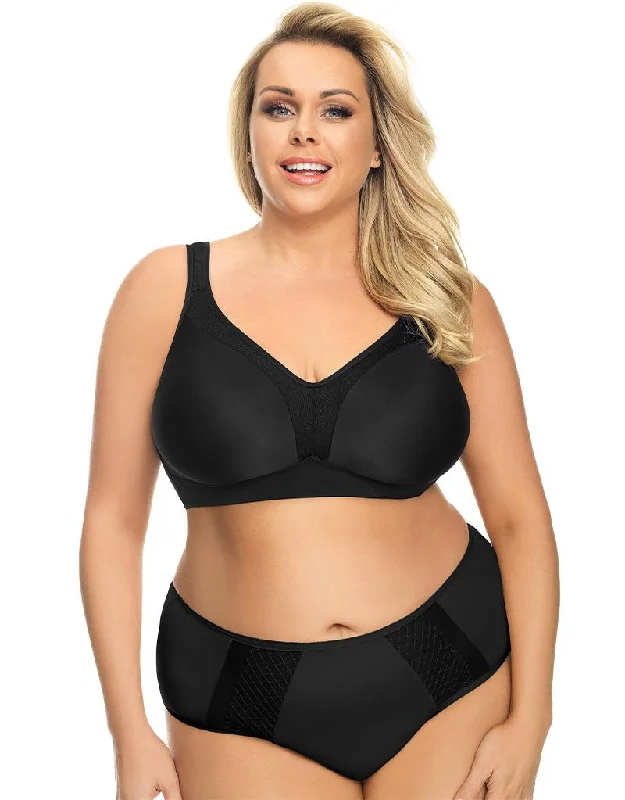 Gorsenia Anya Wire Free Bra Black