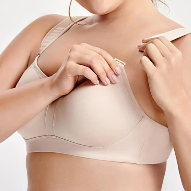 High Impact Bounce Control Beige Sports Bra