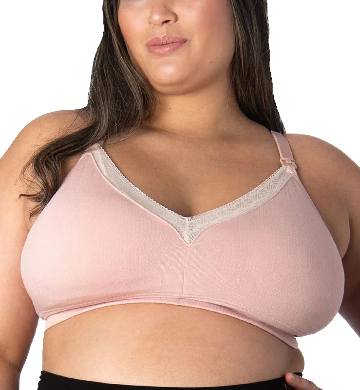 HOTmilk Caress Plunge Nursing Bra (CPLP) - Lotus Pink