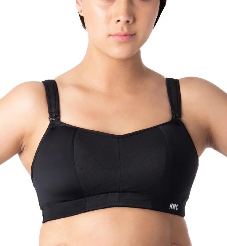 HOTmilk Zen Wirefree Nursing Sports Bra (ZSPB) - Black