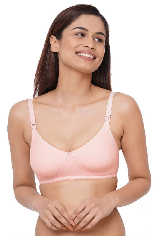 Organic Cotton Antimicrobial Soft feeding Bra-IMB005B