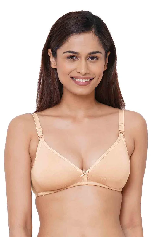 Organic Cotton Antimicrobial Maternity / Feeding Bra-IMB006E