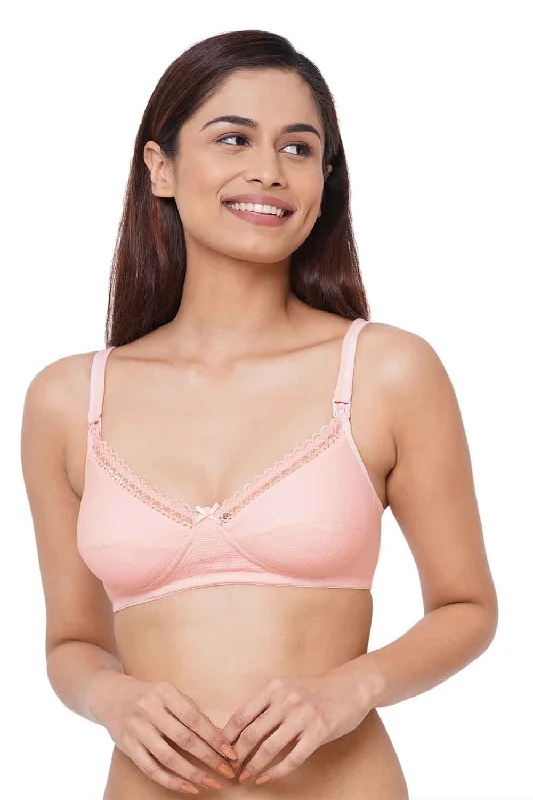 Organic Cotton Antimicrobial Soft Nursing Bra-IMB002C-