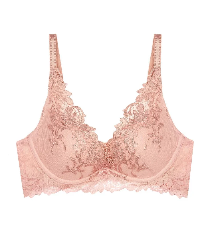 JASMINE LEAF DEEP V NON-WIRED PUSH-UP BRA