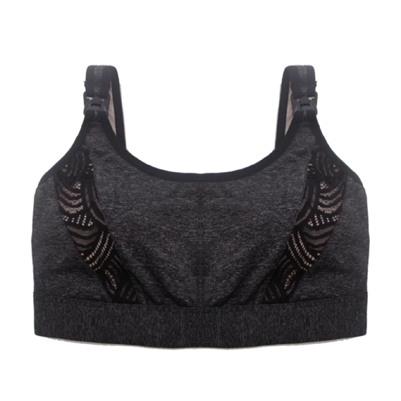 Jo Charcoal Maternity Sports Bra