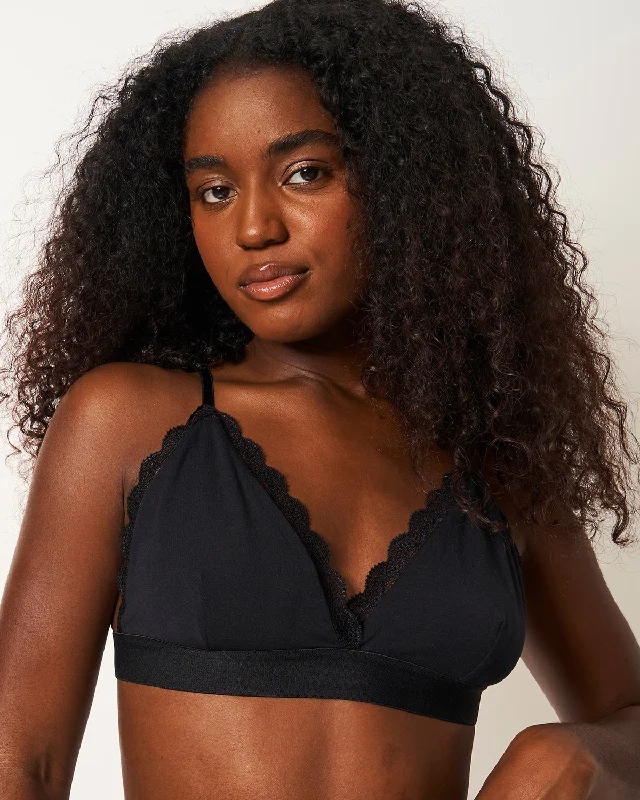 Lace Bralette - Black