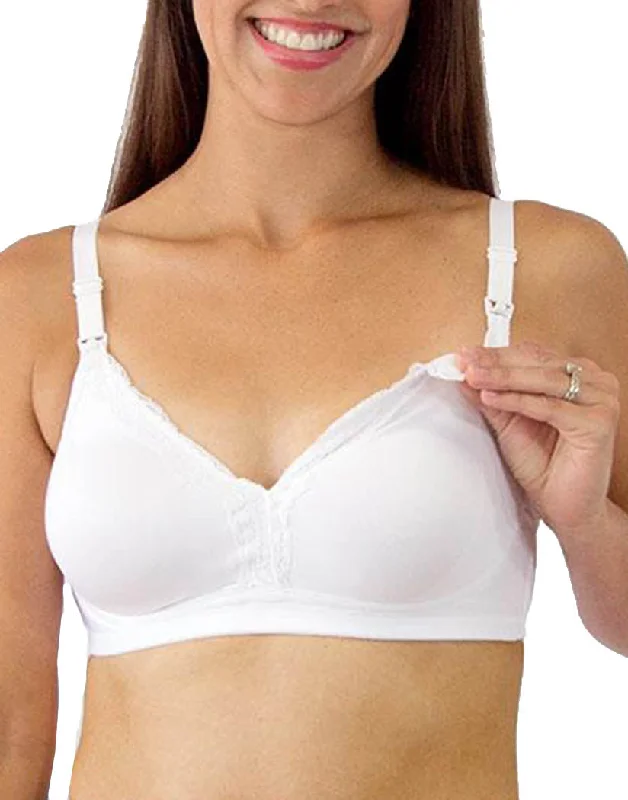 Leading Lady Nursing Silky Lace Wirefree Nursing Bra 4006