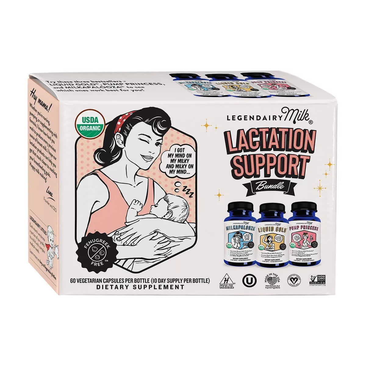 Legendairy Milk Lactation Vegan Support Bundle