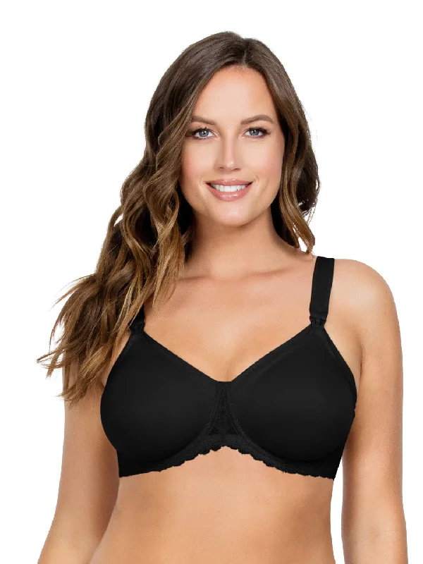 Leila Nursing Bra - Black - NB502