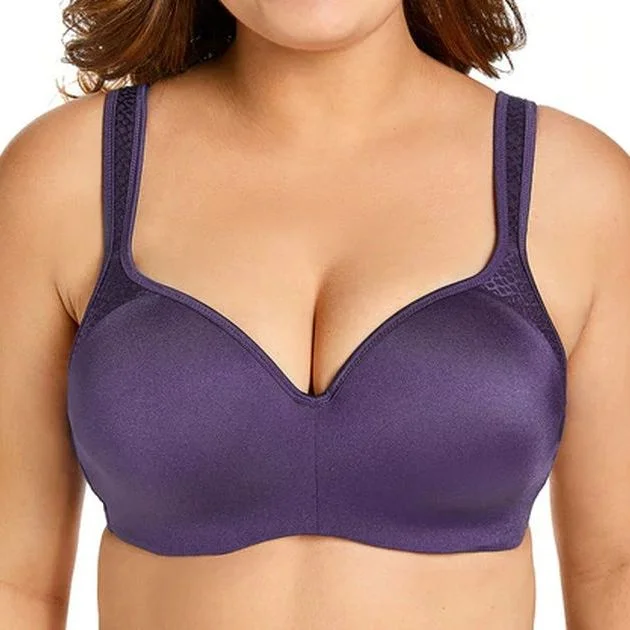 Lightly Padded Seamless RebeccaPurple Balconette Bra