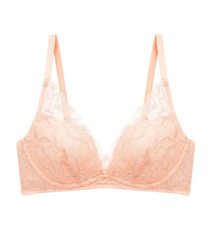 Magnolia Lace Non Wired Push Up Deep V Bra