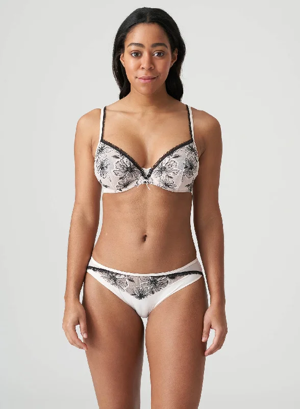 Marie Jo: Noorah Plunge Bra Black Blush