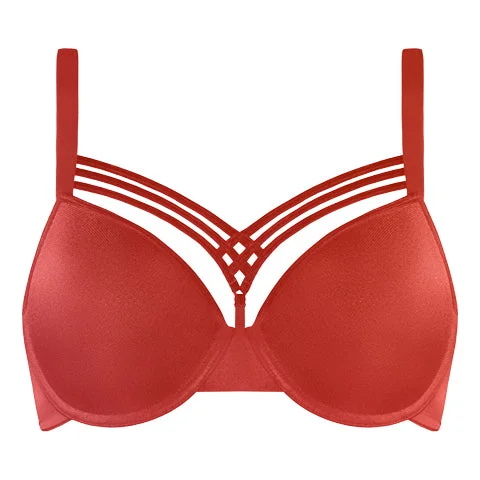 Marlies Dekkers Dame de Paris Plunge Bra Red