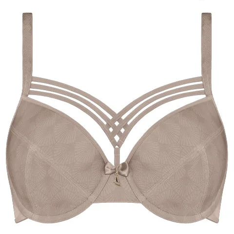 Marlies Dekkers Dame de Paris Plunge Bra Shimmering Bronze