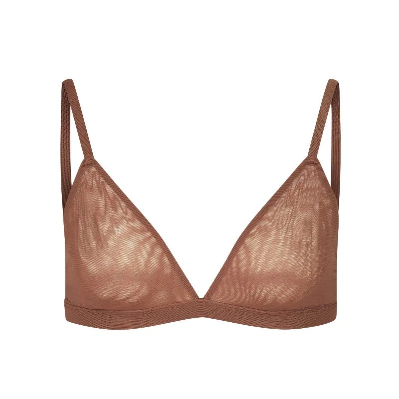 MESH TRIANGLE BRALETTE | JASPER