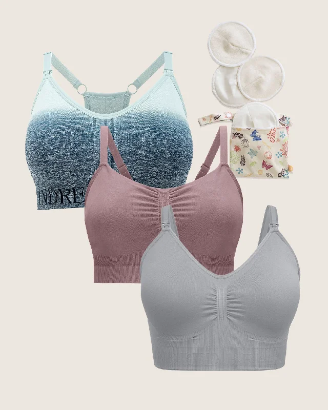 Mix-and-Match Nursing & Pumping Bra Bundle