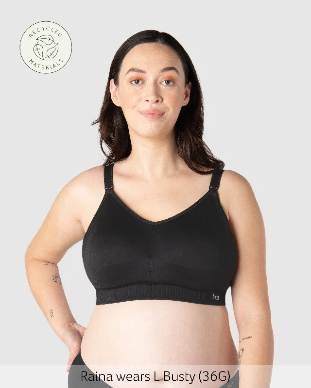 My Everyday Multifit Nursing Bra - Black Busty