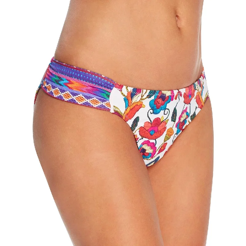 Nanette Lepore Womens Anttigua Siren Floral Hipster Swim Bottom Separates