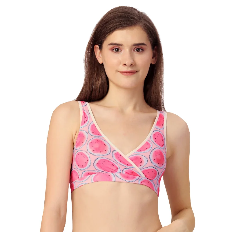 Non Padded Non Wired Lounge Bra with Removable Cups BB-05