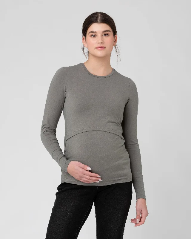 Organic Cotton Nursing LS Tee