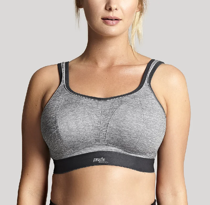 Panache Wireless Charcoal Sports Bra 7341B