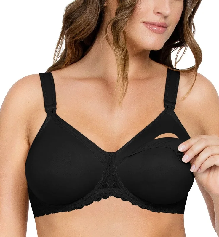 Parfait Leila Seamless Underwire Nursing Bra (NB502) - Black