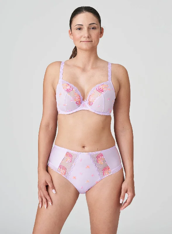 PrimaDonna: Palace Garden Deep Plunge Balcony Bra Pastel Lavender