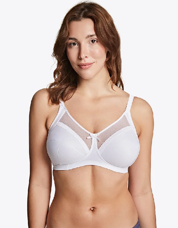 Royce Charlotte Comfort Bra White