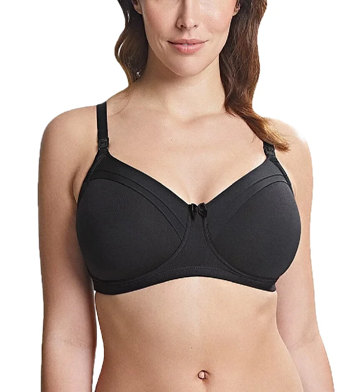 Royce Maisie Cotton Lined NURSING Non-wire Bra (1391) - Black