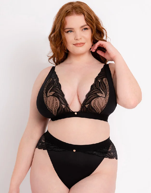 Scantilly Indulgence Bralette Black/Latte