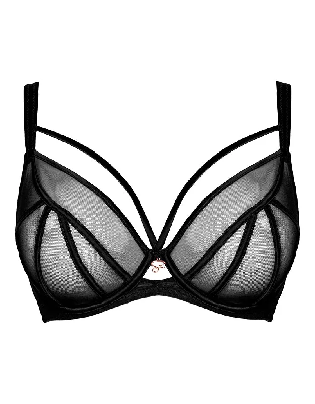 Scantilly Senses Plunge Bra Black