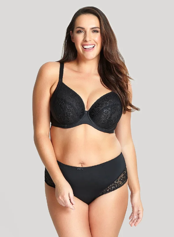 Sculptresse: Roxie Plunge Bra Black