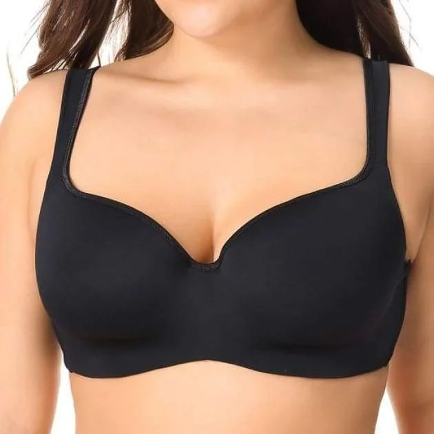 Seamless Balconette T-Shirt Black Bra