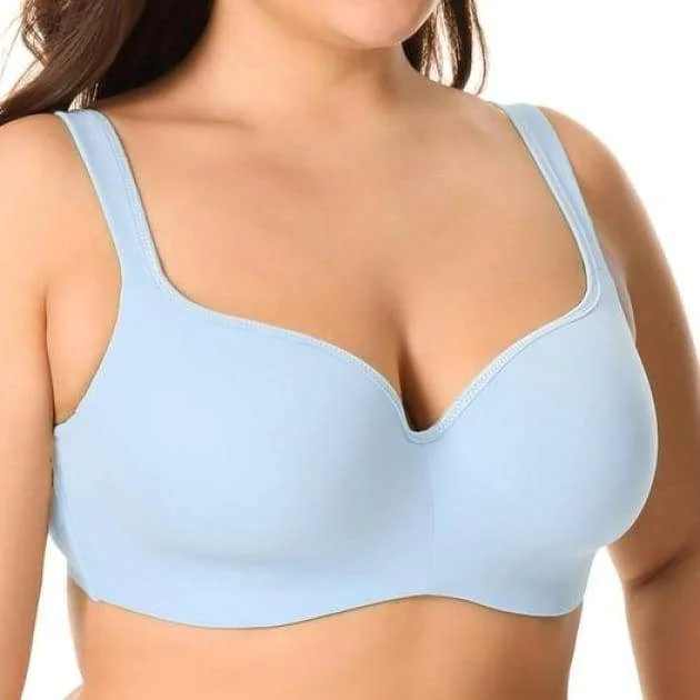 Seamless Balconette T-Shirt Light Sky Blue Bra