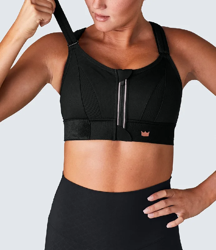 SheFit Ultimate Black Sports Bra 110002