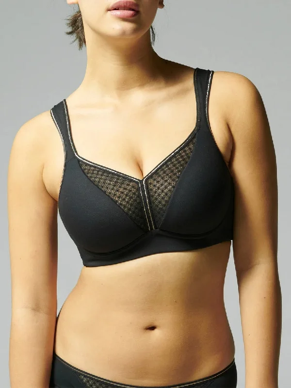 Simone Perele Harmony Black Sports Bra 1SA262