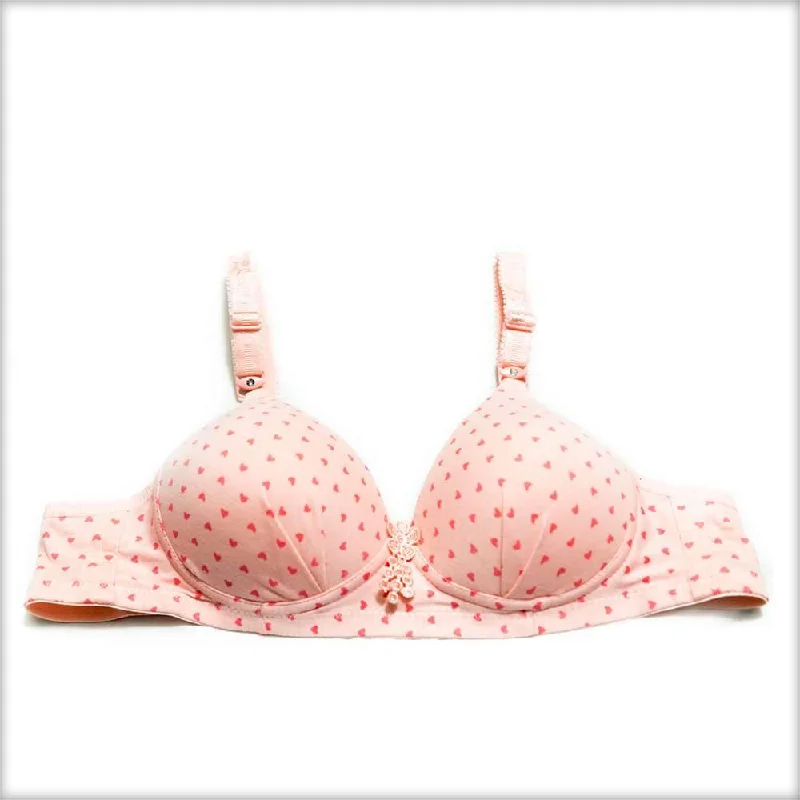 Single Padded Peach Bra