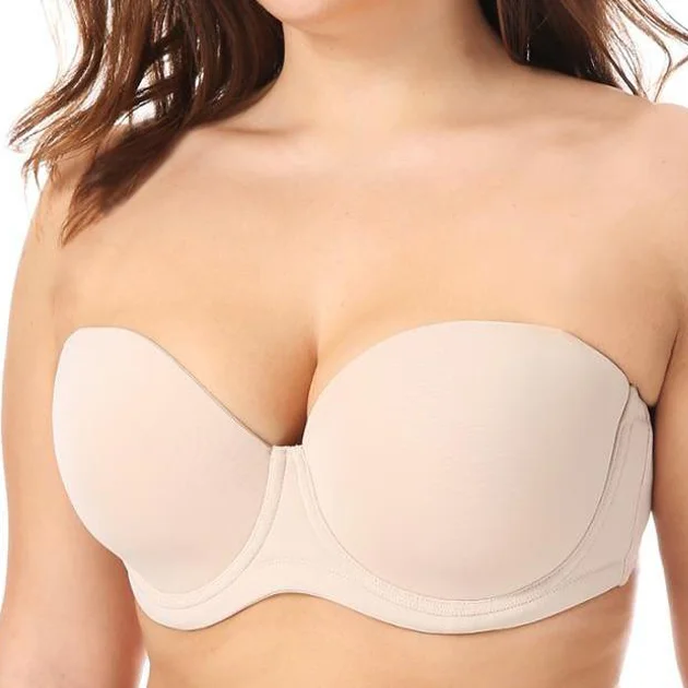 Strapless Contour Beige Underwire Bra